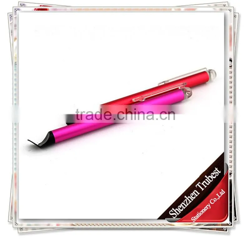 TTO-04 Cheap cartoon Stylus touch pen , Short Plastic touch ball pen
