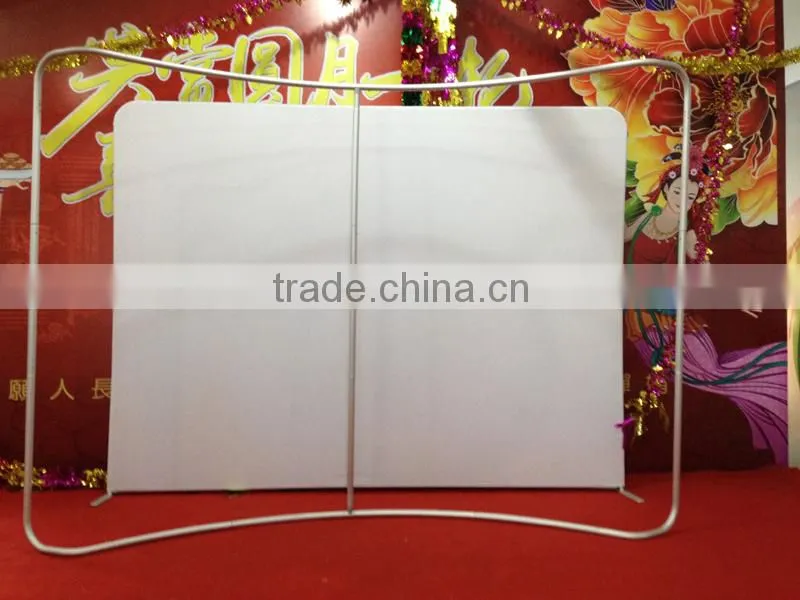 Combined Backdrop Pop Up Display Banner &Counter for Trade Show Advertising