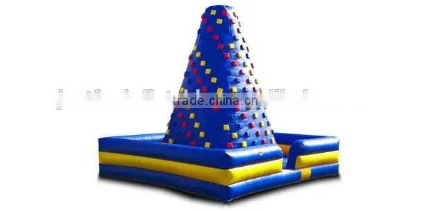 20ft tall amusement challenge rock climbing inflatable