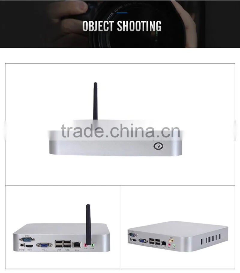 Wholesale L19X E350 8G RAM 1TB HDD Mini PC Computer Personal Computer Barebone Mini PC With abs plastic case