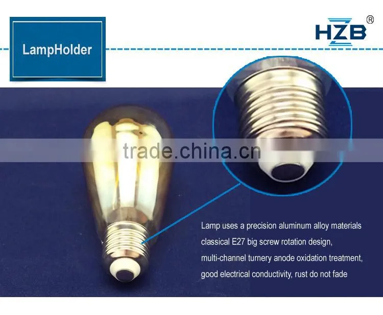 LED Filament Bulb ST64 8W Dimmable 12V LED filament lamp with high quality