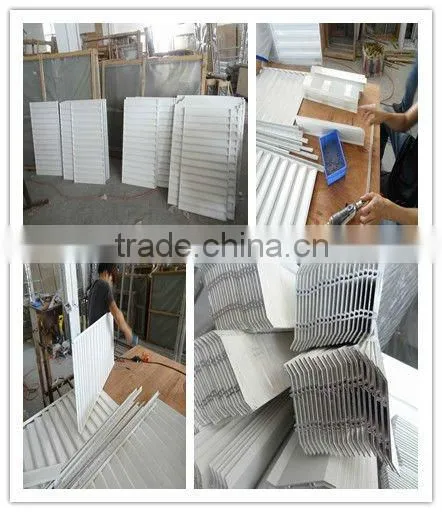 Aluminium sliding shutter/jealous window