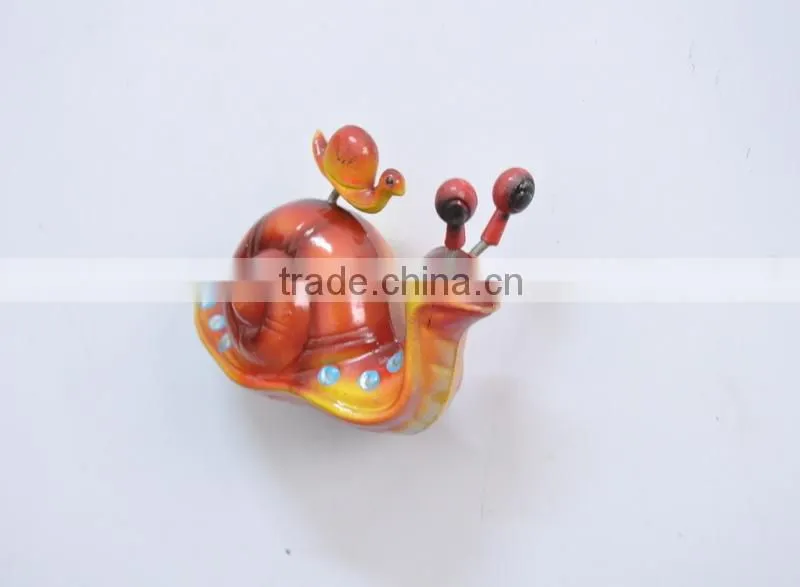 4 inch Plastic Cute Mother and Child Snail Animals Fridge Magnetic, Customized Logo Promotional Gift