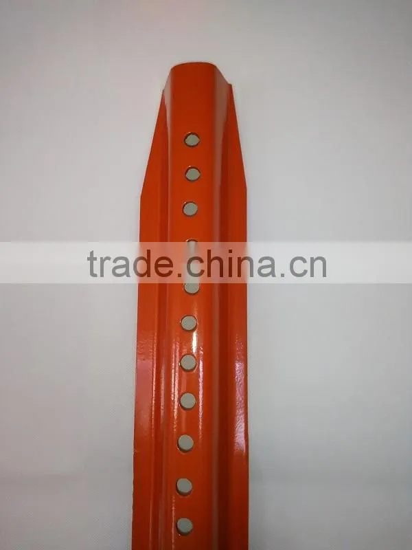 U type fence post
