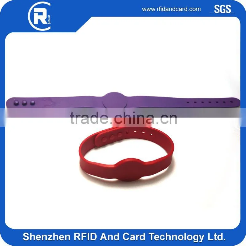 uhf rfid silicone wristband for long range sawtooth wristband