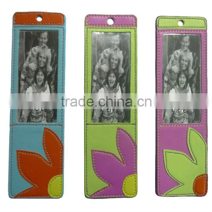 Promotional Gift Leather Book Mark With Tassel