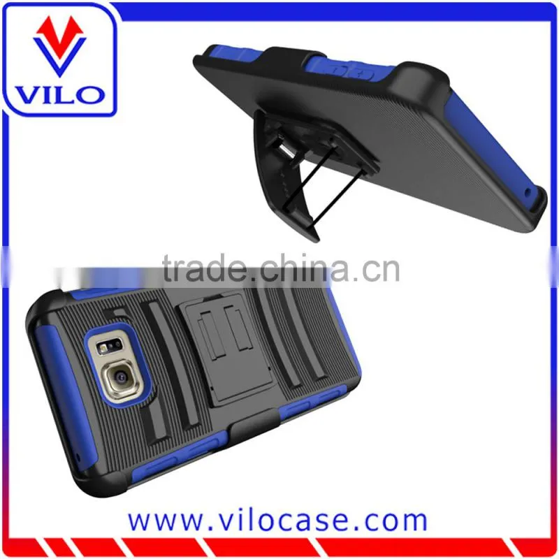TPU+PC New arriving Combo robot case with stand for Samsung Galaxy Note 4