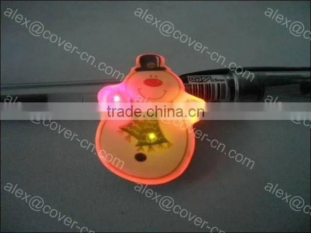 7-color LED Flashing Badge Pins / Lapel Pins / Pin Emblems for Advertising, Greetings and Promotional Gifts