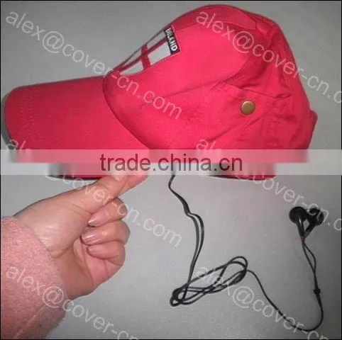 FM+AM Radio caps /Mp3 hats for 2014 world cup with custom logo
