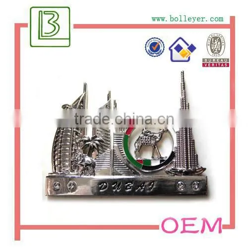 customized metal souvenir fridge magnet
