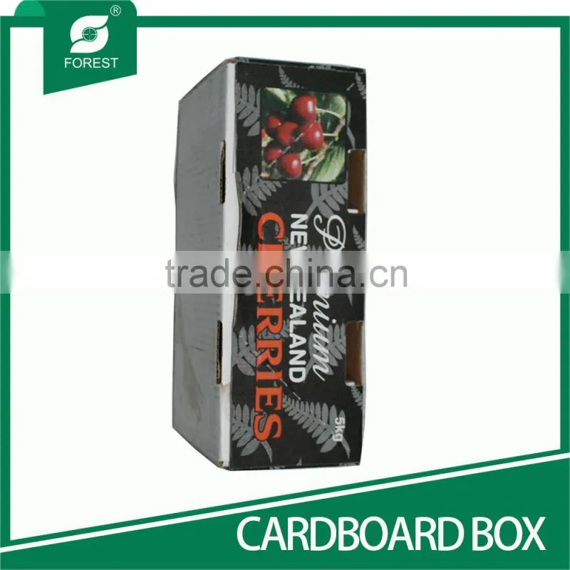 ONE TOP & ONE BOTTOM CORRUGATED CARDBOARD BOX PACKING SWEET FRUITS