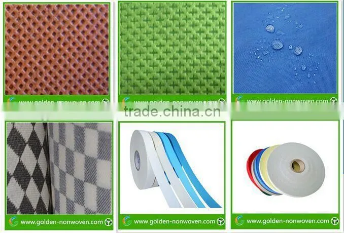 80gsm pp cambella fabric /colorful cross design non woven cloth / cambella nonwoven fabric made in China