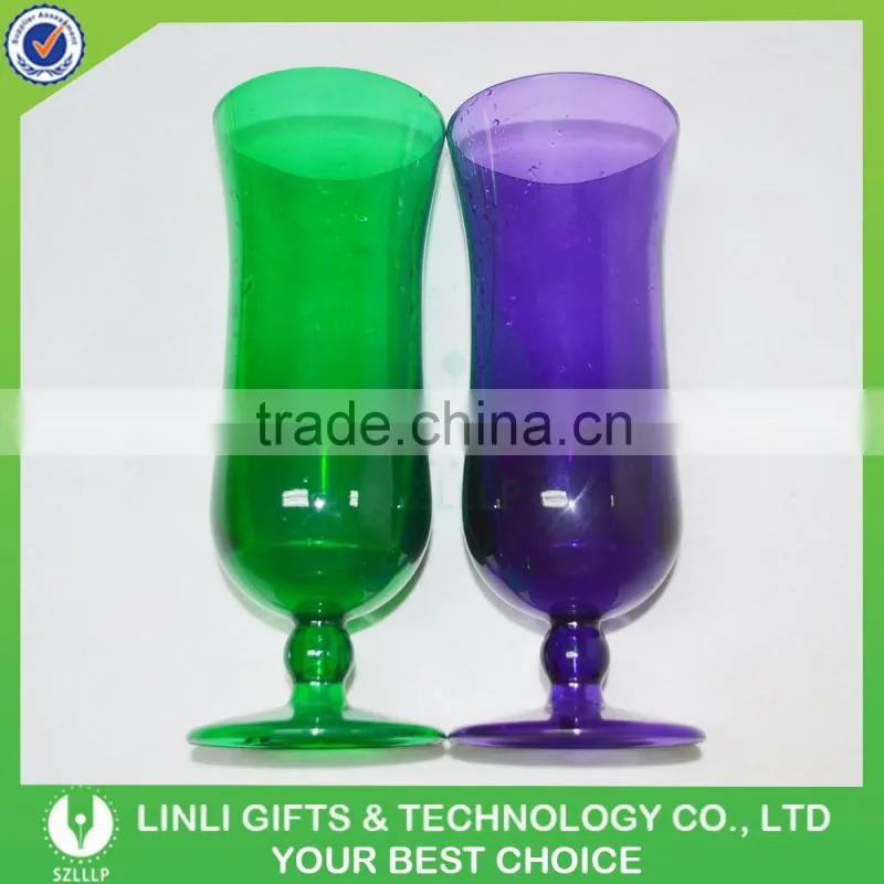 Custom Novelty Beer Promotion Colorful Plastic Drinking Hurricane Cups