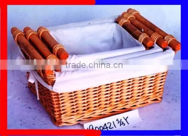 hot sale high quality willow garden basket
