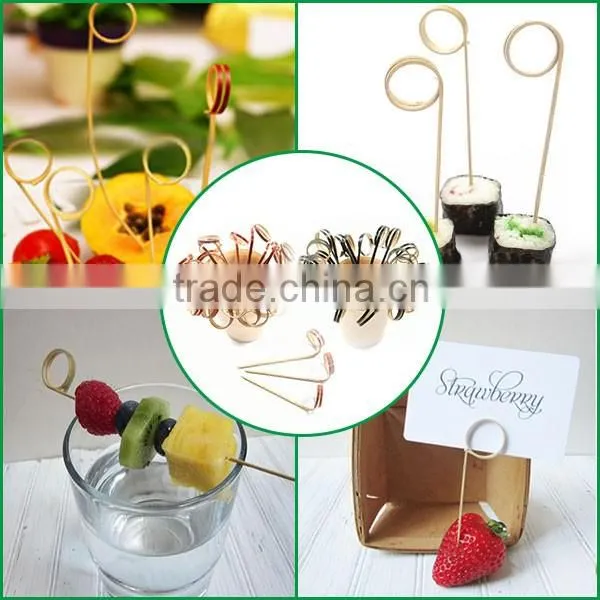 Favorable price new design bamboo skewer 12cm