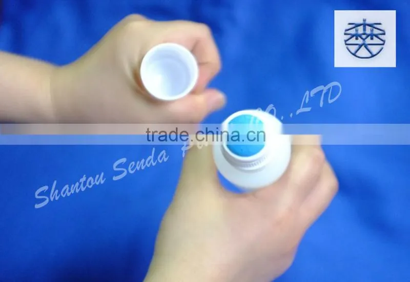 liniment plastic bottle with sponge applicator, bottle for liniment
