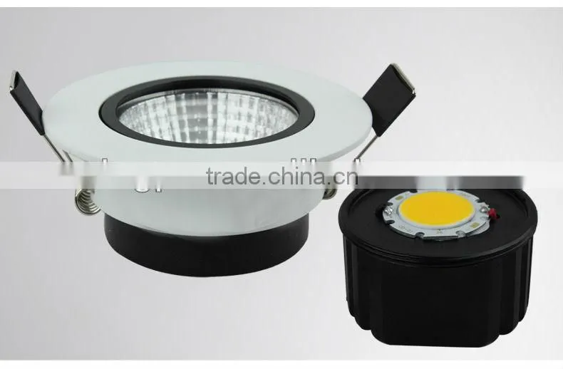 Cheap cob down light, led down light 3W, Guzhen cob down light