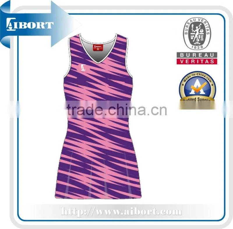 SUBNT-574-1 sleeveless netball wear netball dress