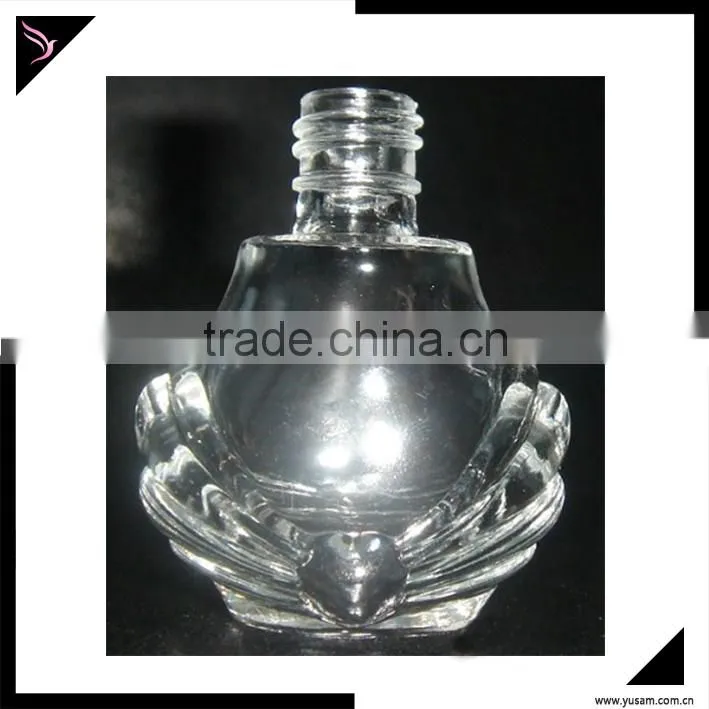 Empty glass nail polish bottle small glass bottles