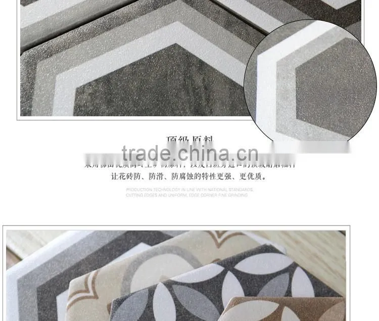 100*200*175mm hexagon ceramic tile kitchen bathroom porcelain floor tile