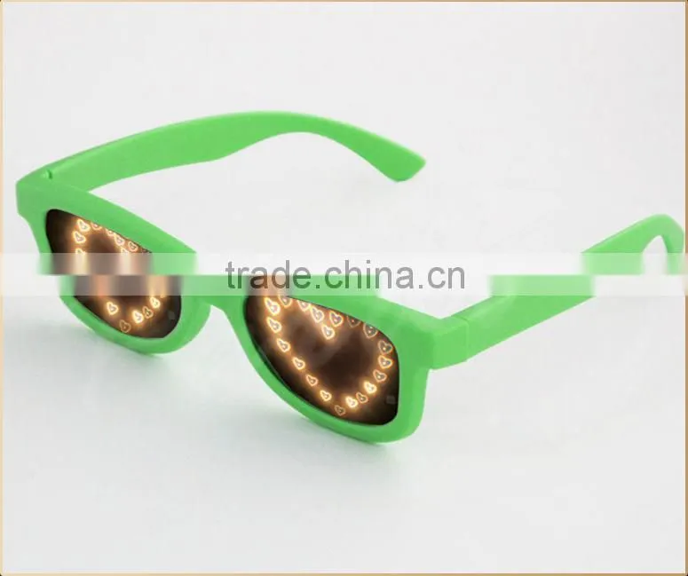 Music concert heart fireworks glasses