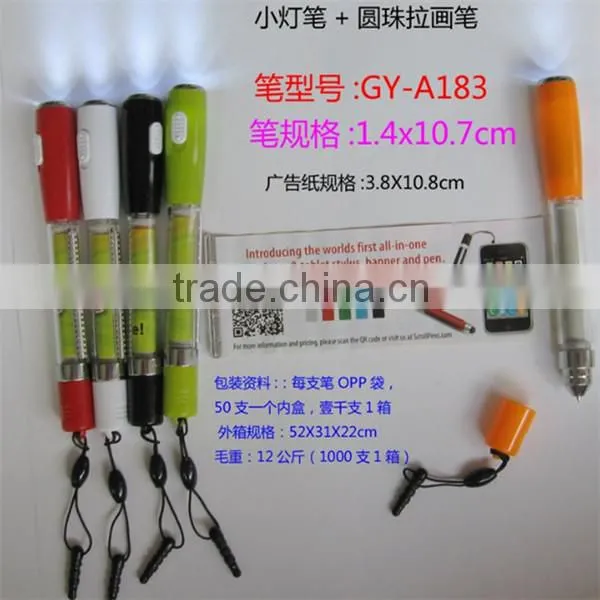 advertising high quality customized logo Cheap banner pen