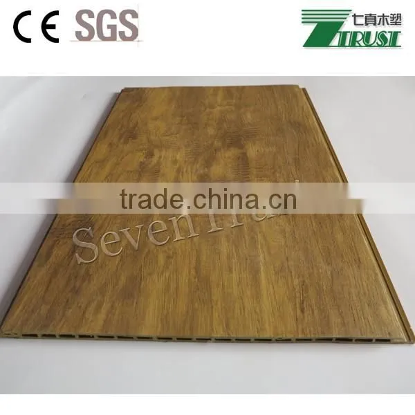 wpc fast install wall panel size:300x10mm, no chemical , environment friendly
