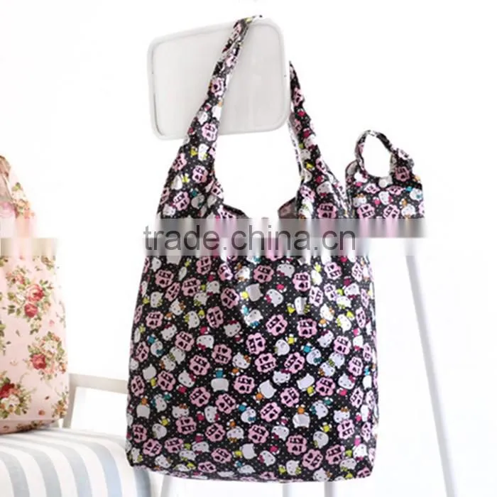 New Design nylon foldable travel bag polyester foldable shopping bag