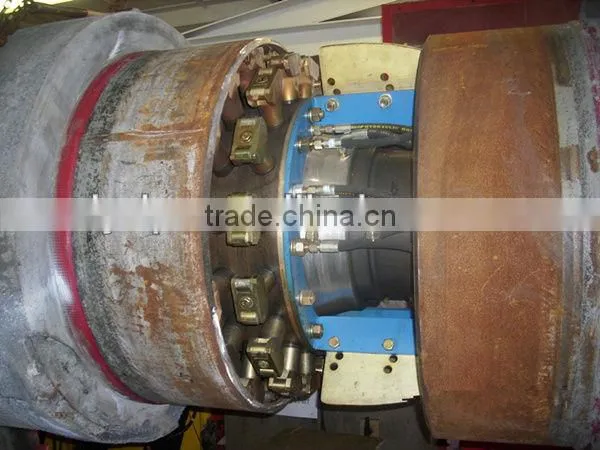 pneumatic pipe clamp for welding