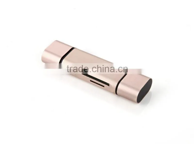 USB-C USB-A Micro USB 3 in 1 TF SD OTG Card Reader