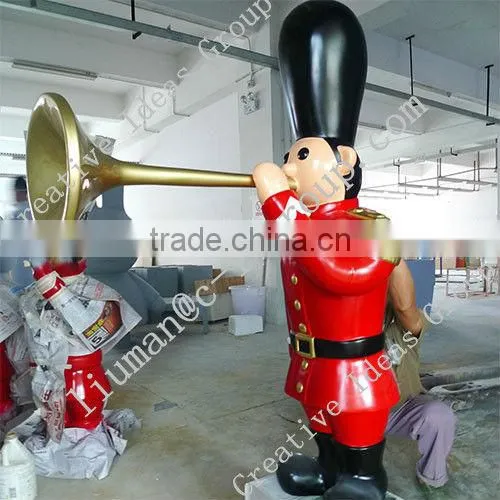 indoor fiberglass cartoon cat sculpture statue