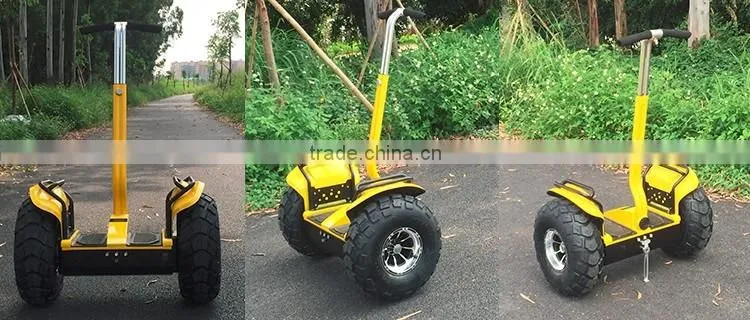 2016 Htomt 19 inch tyre two wheel electric scooter for golf course and beach