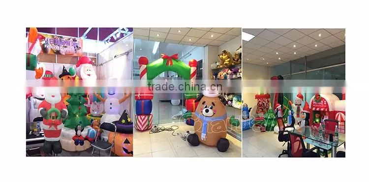 Custom inflatable lighted flat christmas tree