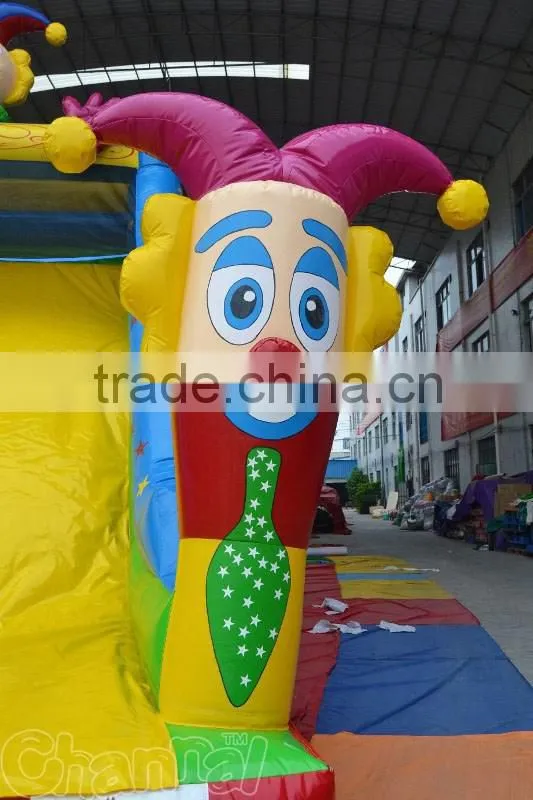 High quality best selling inflatable slide inflatable jungle slide hippo inflatable slide