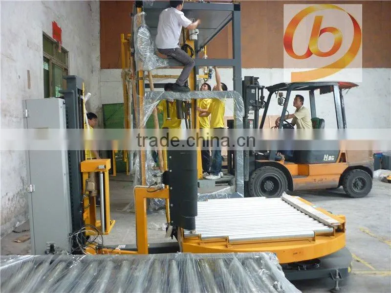 WM402D Fully Auto Conveyorized Rotary and Top Sheet Dispensing Machine