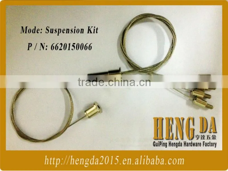 stainless steel light hanging cable with setting collar