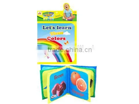 English Numbers Learning Baby Cloth Book, Education Infant Fabric Book