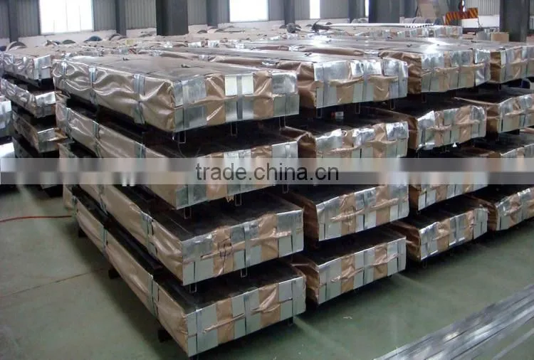 wholesale gi corrugated sheet galvanized corrugated plate used for warehouse roofing sheet