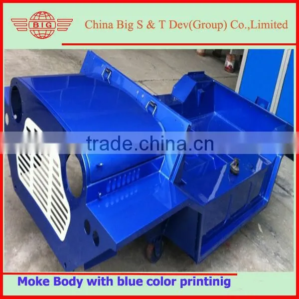 original blue painting mini moke body shell for sale