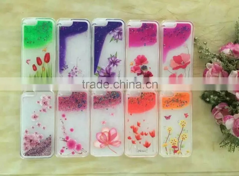 Hot Bling Glitter Stars Liquid Quicksand Hard Back Phone Case Cover For Samsung Galaxy Note 4 IV N9100 Hourglass Cases