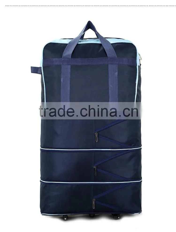 420D Crinkle Nylon 2016 travel bag on wheels or with wheels