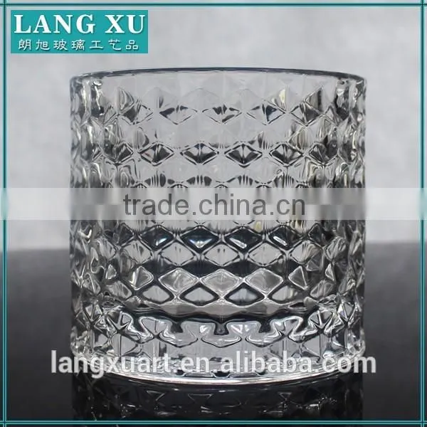 LX-B204 hand press maxi glass candle cup holde