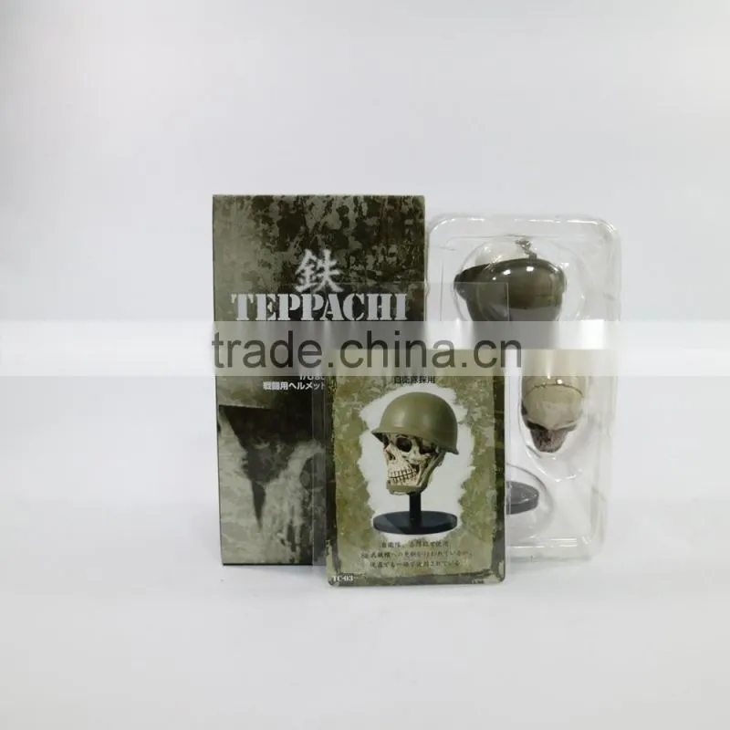For collection display small plastic skull head toys