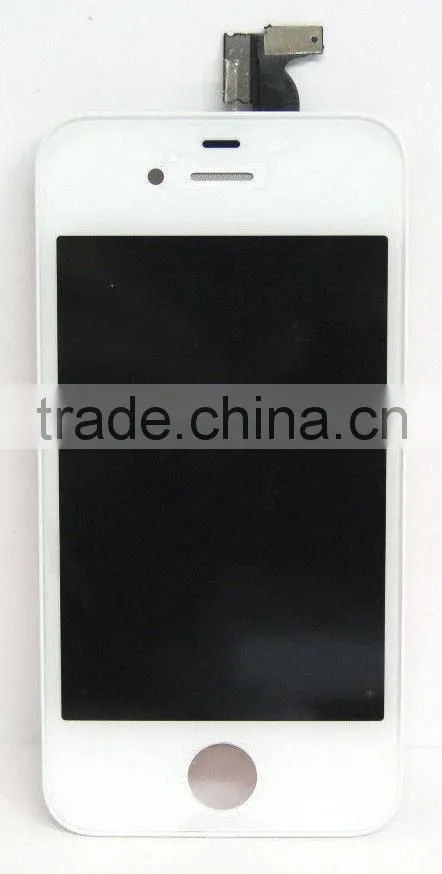 Wholesales lcd for iphone 4 digitizer with frame
