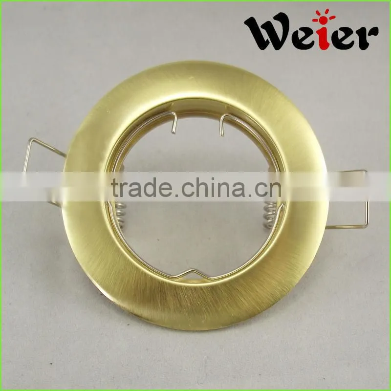 chrome golden color gu10 mr16 spot light ceiling lamp holder