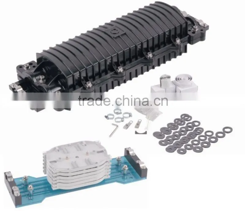 Fiber Optical Splice Enclosure Jointed Closure Fiber Fusion Splice Enclosure Dome Horizontal Splicing Enclosure