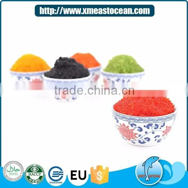 Frozen yellow seasoned flying fish tobiko roe