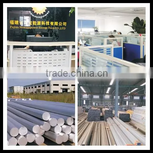 Aluminum Solar Panel Rail Mounting Frames