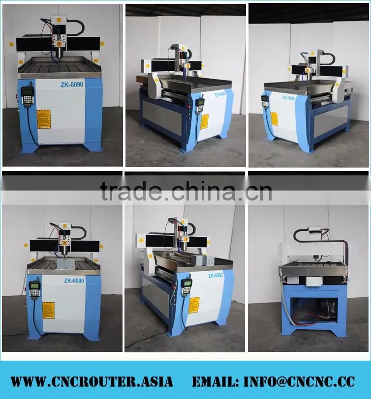 High Quality Low Price Desktop CNC Router 6090 For Advertising With 2200W DSP Handle Control 600*900MM CE Approved
