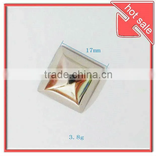 17mm metal handbag rivet, handbag hardware fittings